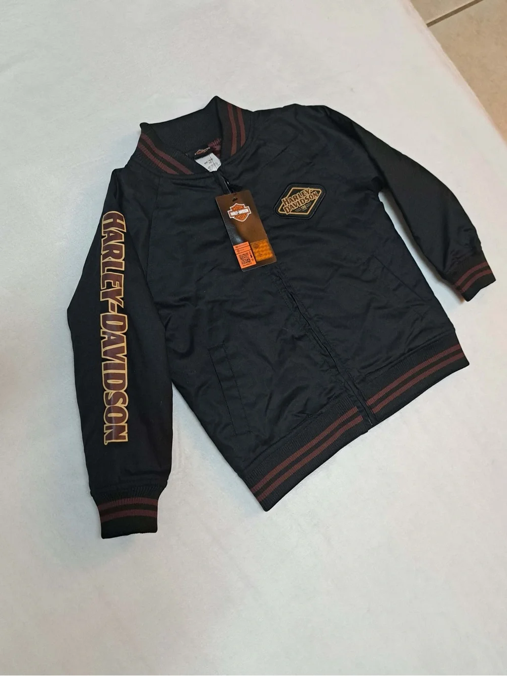 Harley-Davidson Toddler Bomber Jacket - Toddler Kids Size 4/5